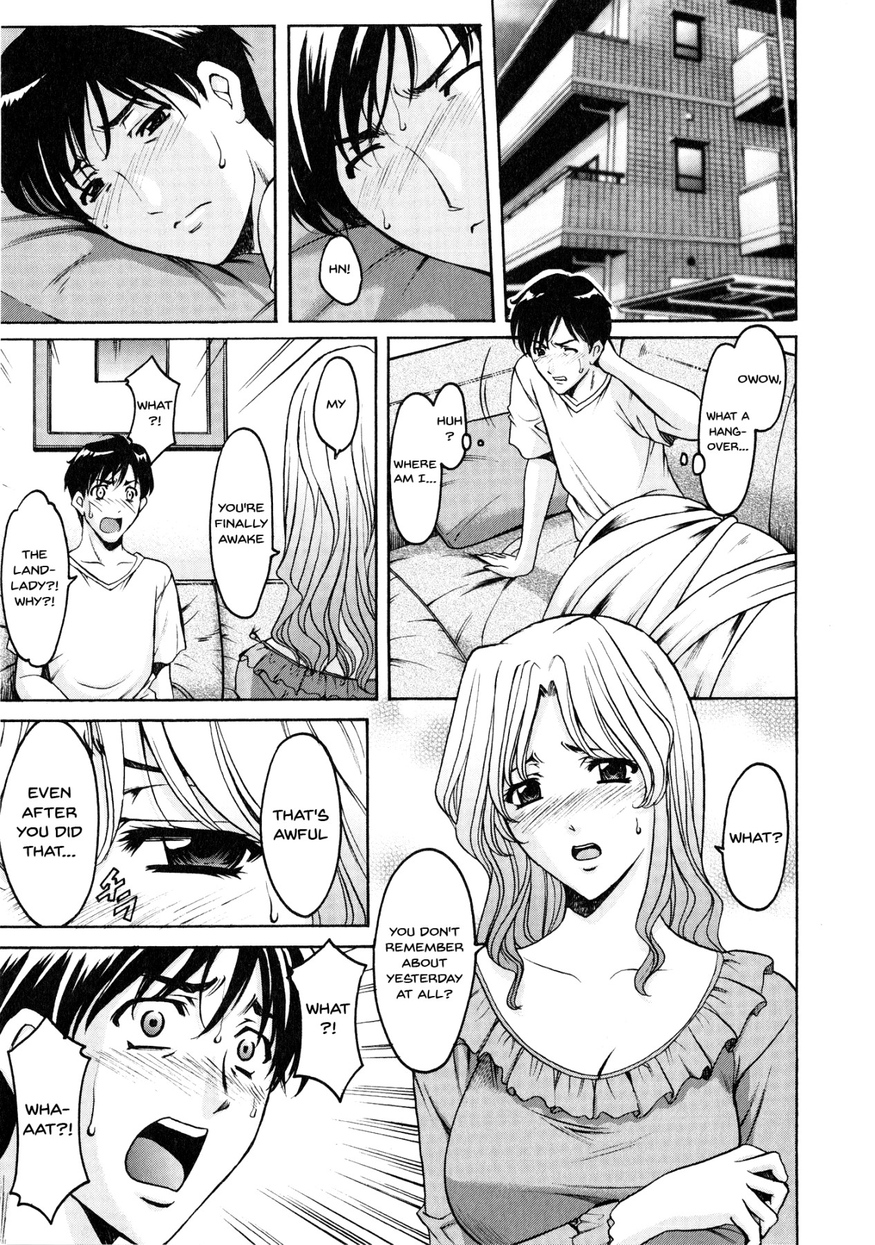 Hentai Manga Comic-A Seductive Older Woman's Apartment-Read-167